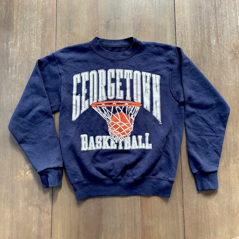 Vintage Georgetown Basketball crew neck sweatshirt